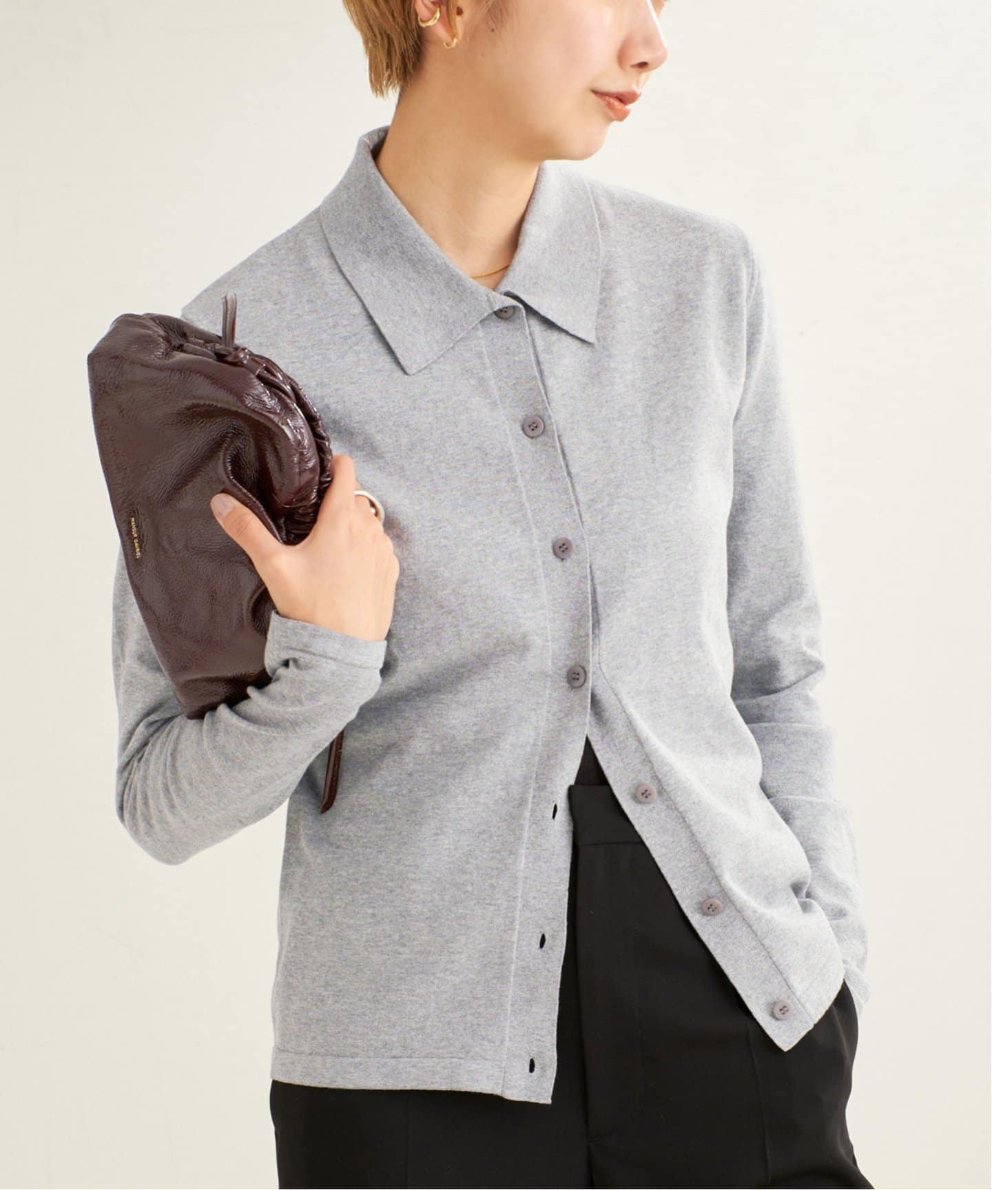 Collar Knit カーディガン（カーディガン）｜Plage（プラージュ