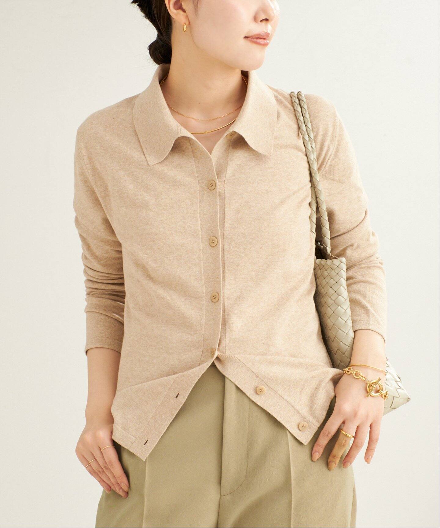 新品タグ付き✨Plage 　プラージュ　 petit　カーディガン クルーネック Collar Knit カーディガン（カーディガン）｜Plage（プラージュ）の