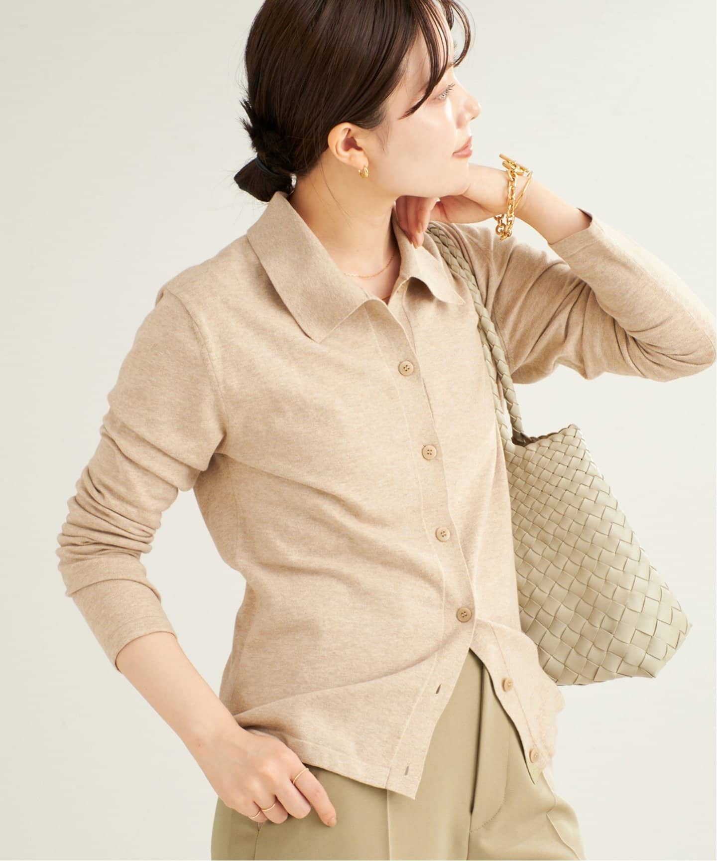 Collar Knit カーディガン（カーディガン）｜Plage（プラージュ