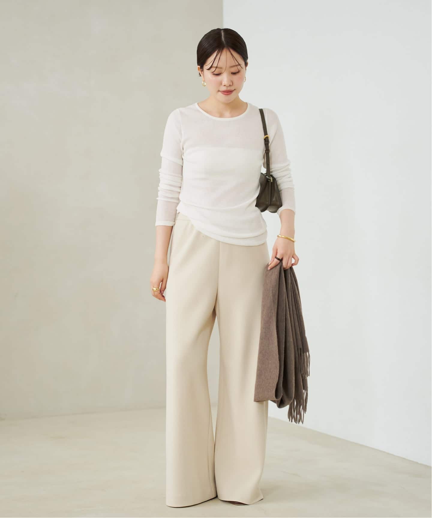 Plage Washable Washi Mixニット Excessive fabric. sold