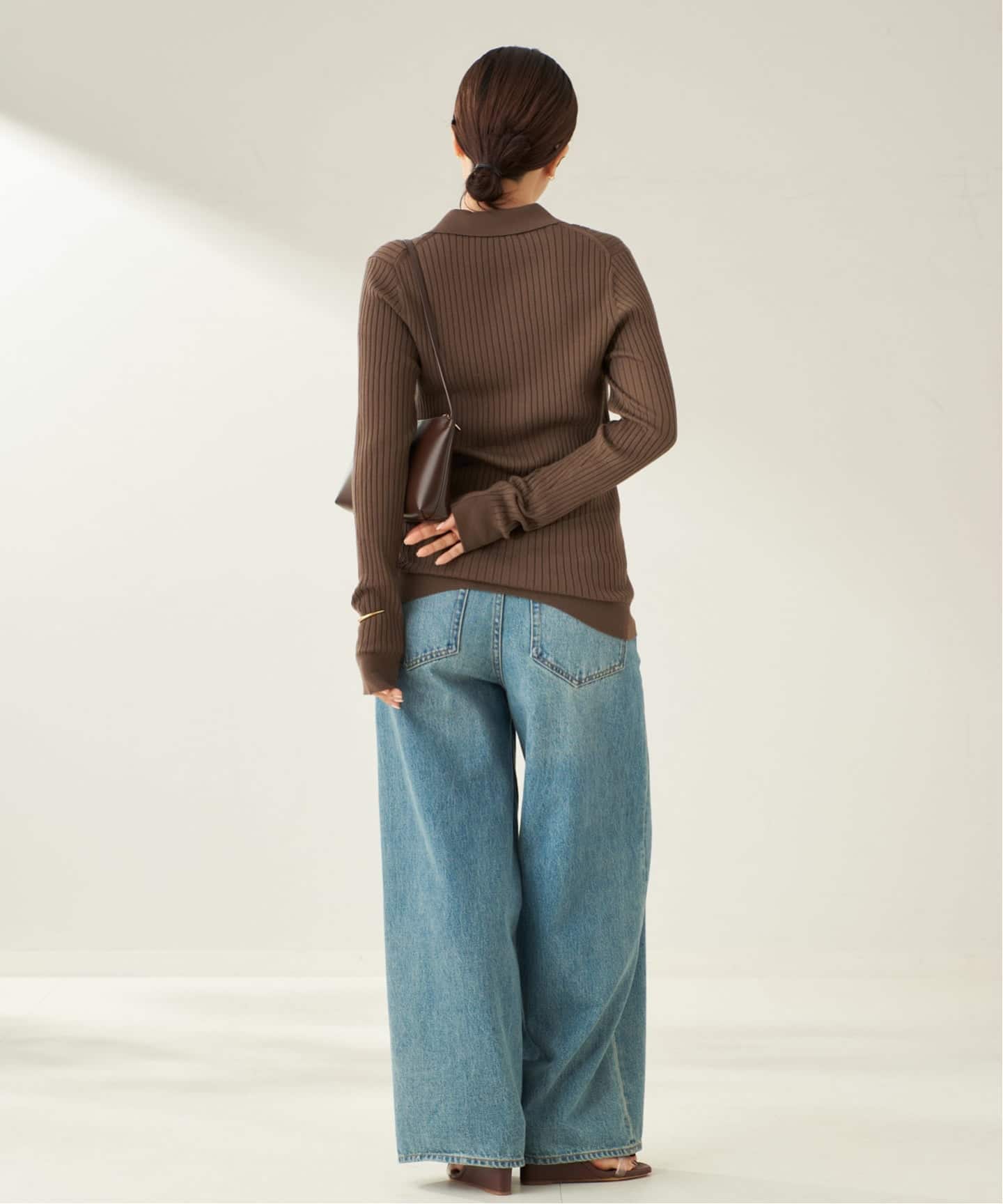 Collar Wide Rib カーディガン（カーディガン）｜Plage（プラージュ