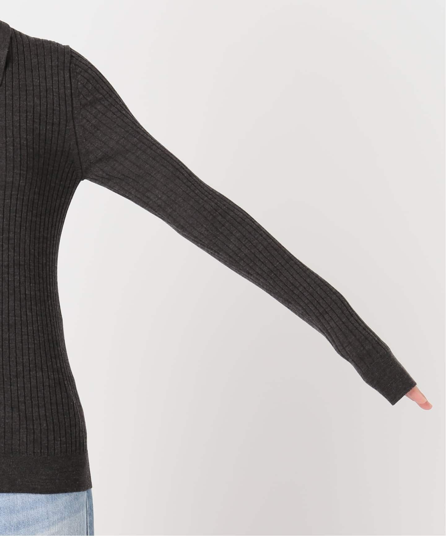 Collar Wide Rib カーディガン（カーディガン）｜Plage（プラージュ