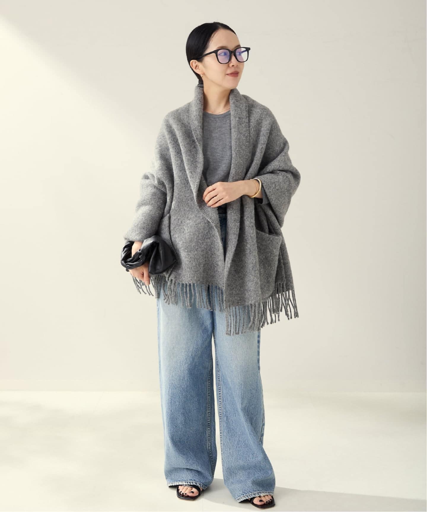 今季Plage CU WO Fine Knit New プルオーバー グレー CU WO Fine Knit New プルオーバー（ニット／セーター）｜Plage