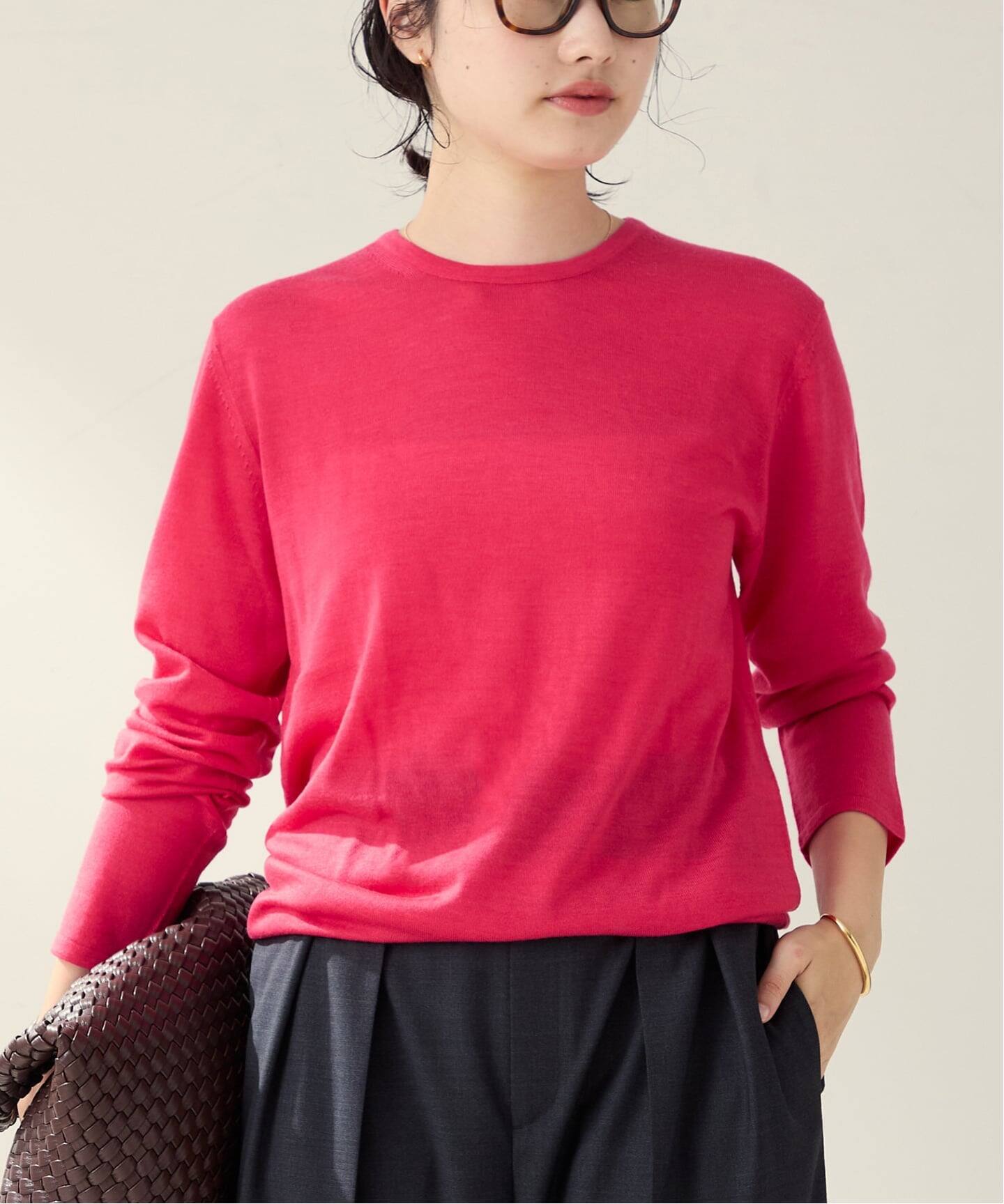 CU WO Fine Knit New プルオーバー（ニット／セーター）｜Plage