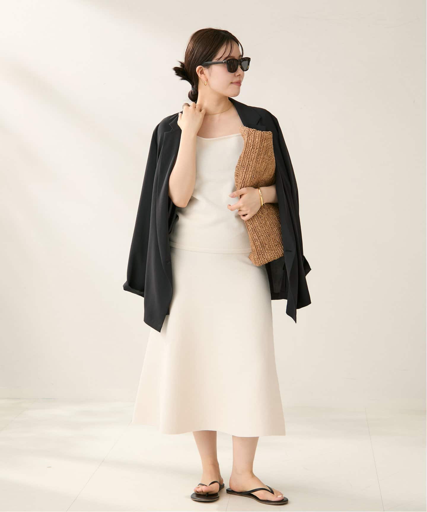 Paper Mix Sleeveless ニット（ニット／セーター）｜Plage