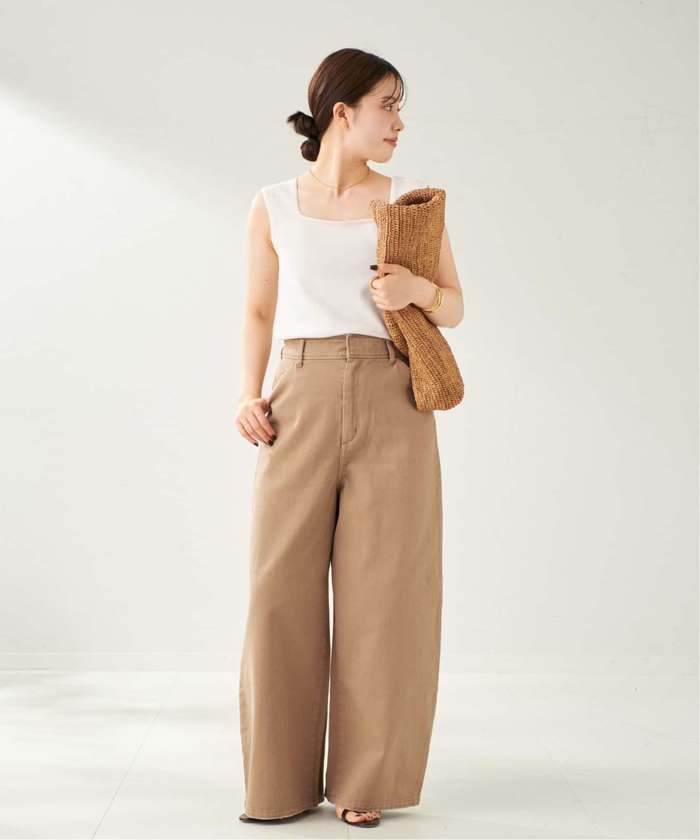Paper Mix Sleeveless ニット（ニット／セーター）｜Plage