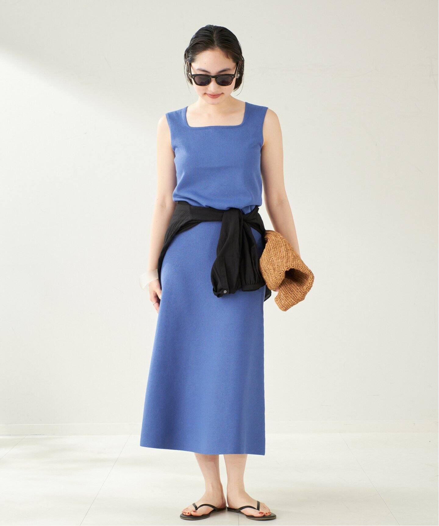 Paper Mix Sleeveless ニット（ニット／セーター）｜Plage