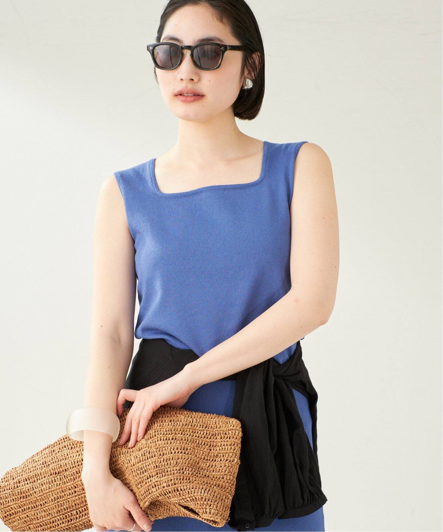 Paper Mix Sleeveless ニット（ニット／セーター）｜Plage