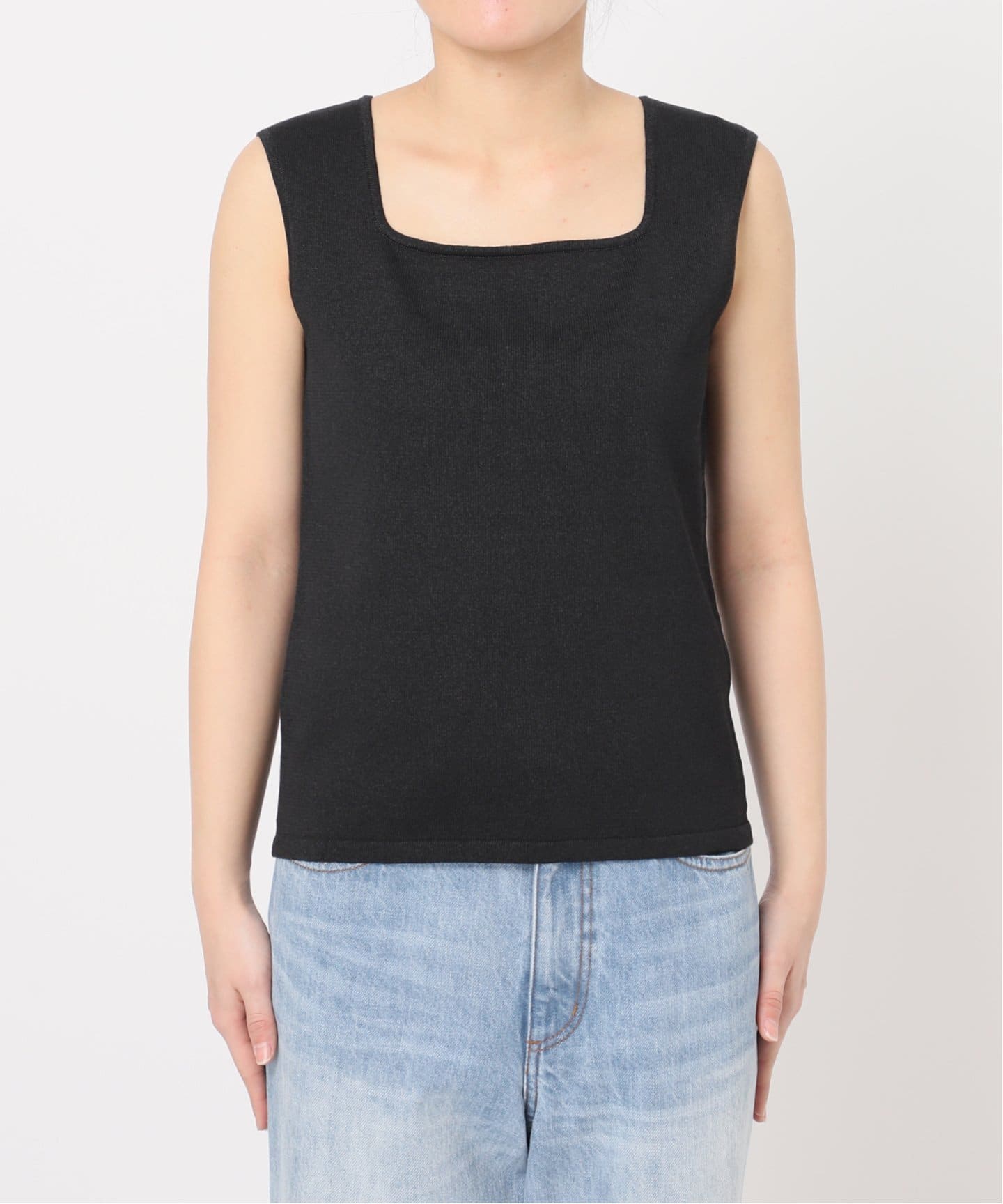 Paper Mix Sleeveless ニット（ニット／セーター）｜Plage