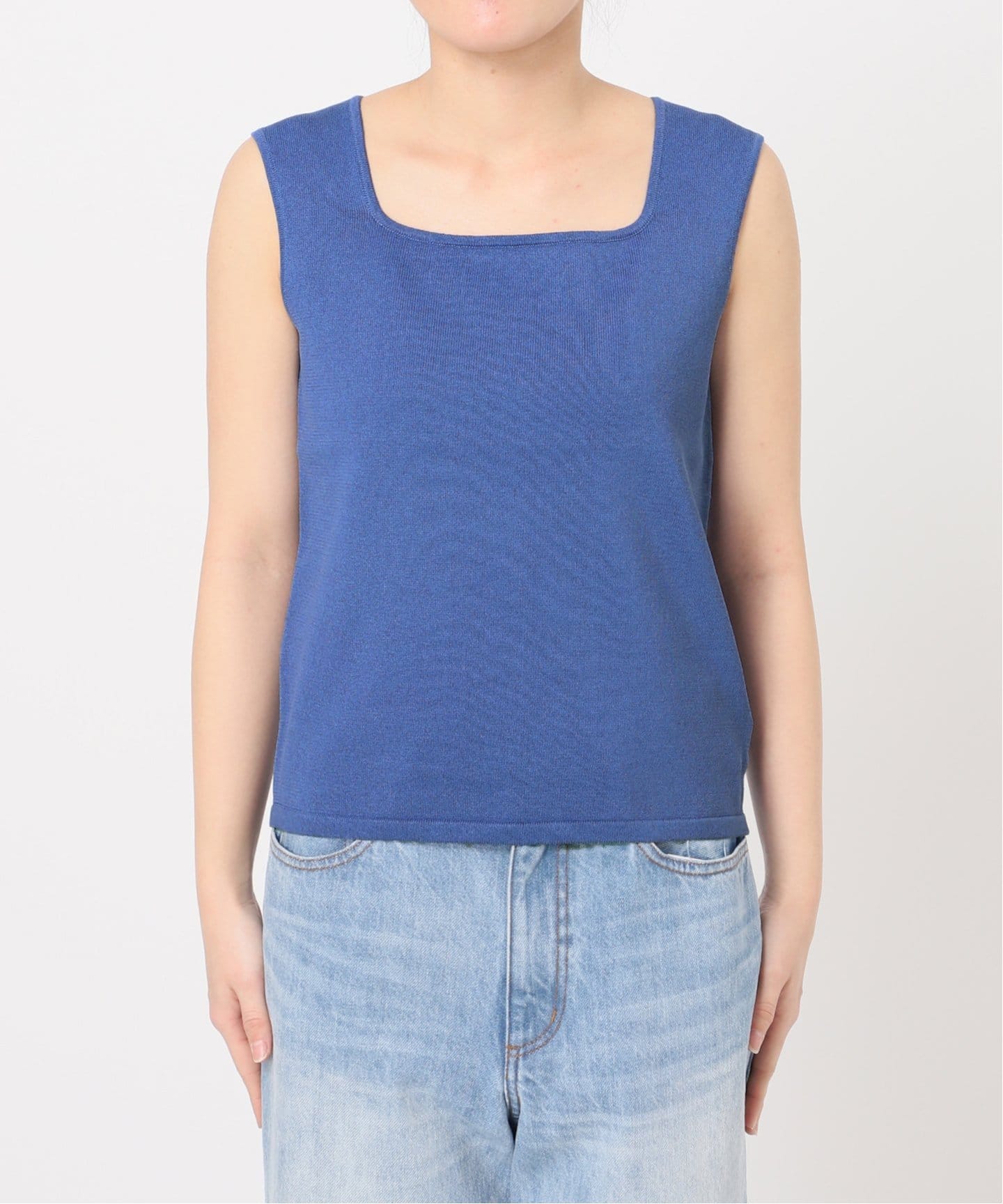 Paper Mix Sleeveless ニット（ニット／セーター）｜Plage