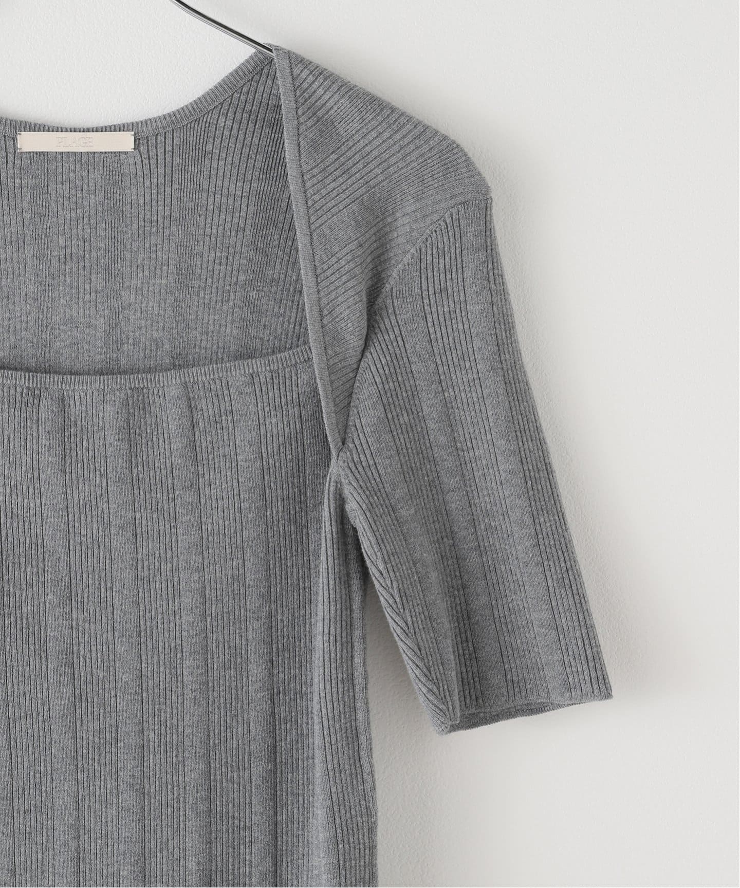 Short Sleeves Rib ニット（ニット／セーター）｜Plage