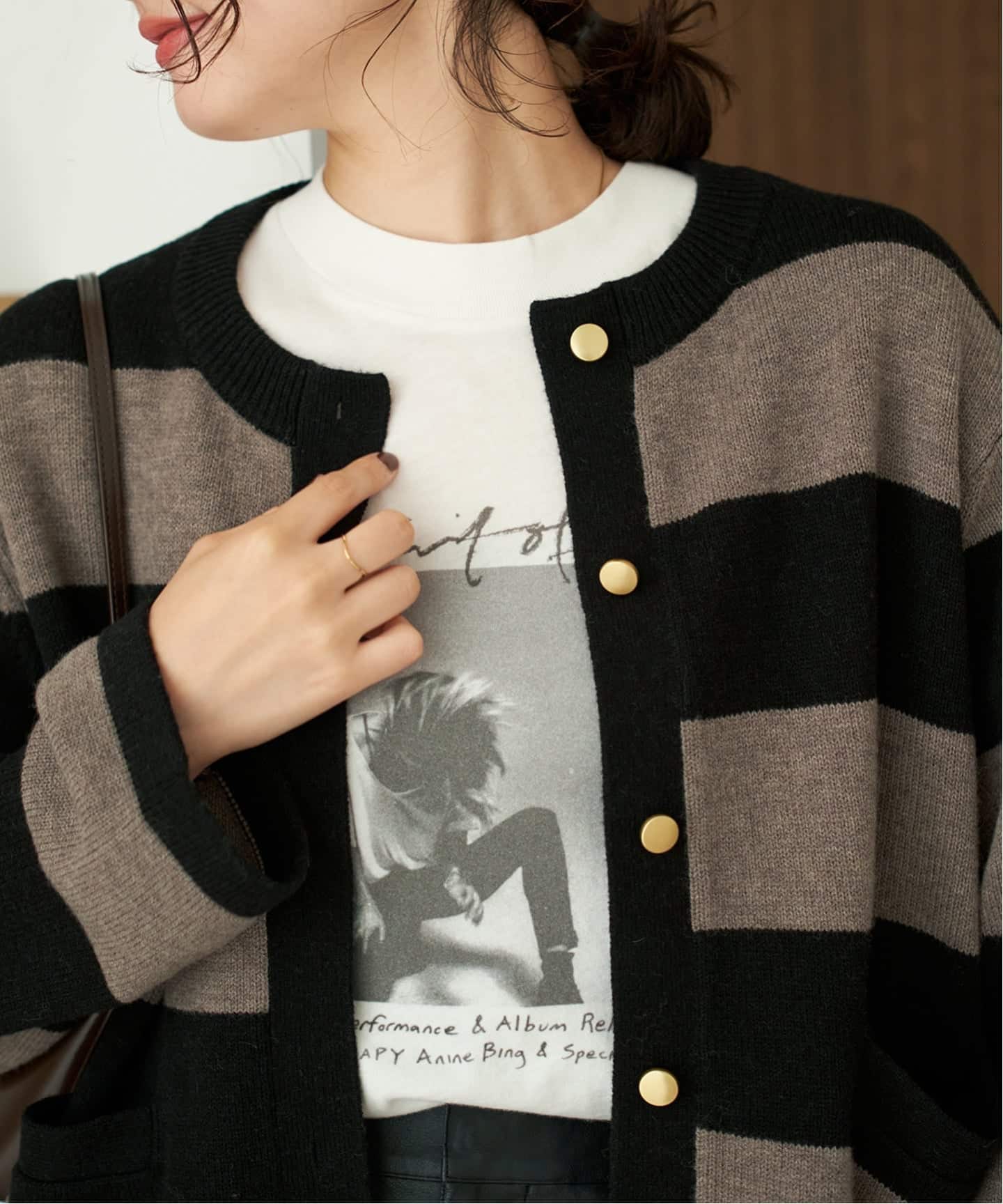 Metal Button ニットジャケット（カーディガン）｜Plage