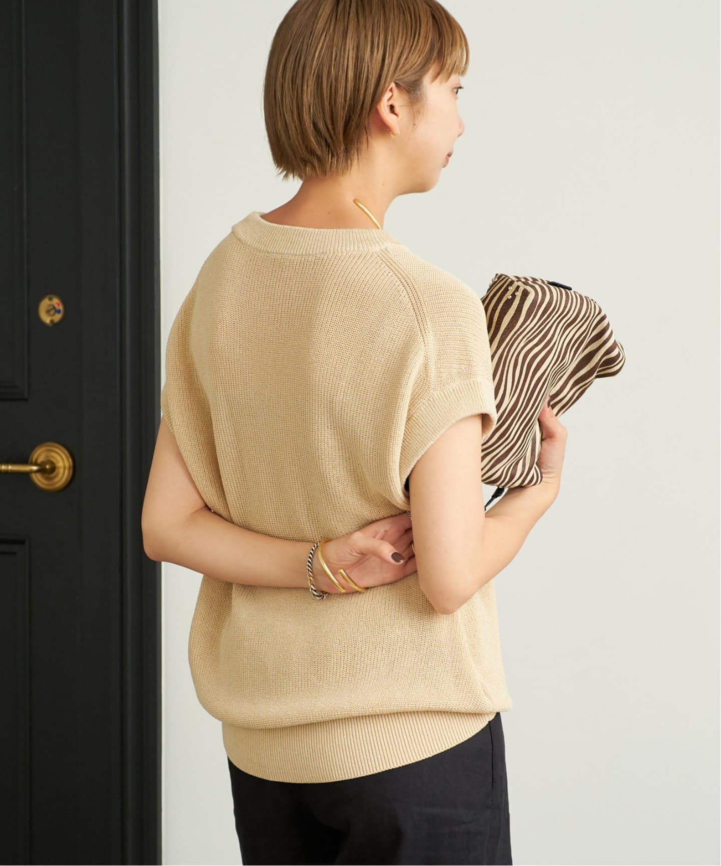 Washable Washi Mix ニット（ニット／セーター）｜Plage
