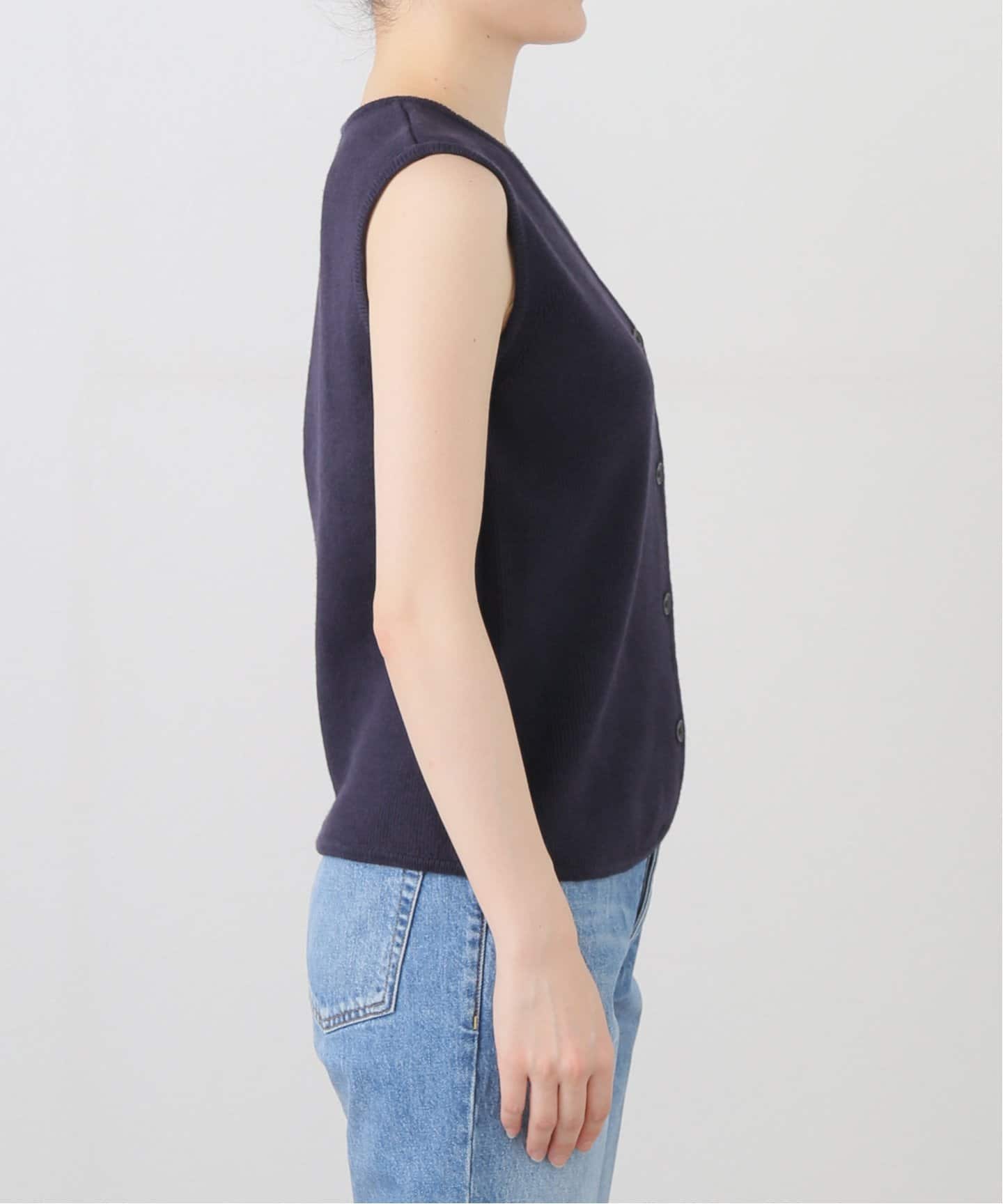 Plage 【 le/ル 】 COTTON KNIT ベスト COTTON SLUB KNIT ベスト（ベスト）｜Plage（プラージュ）の通販