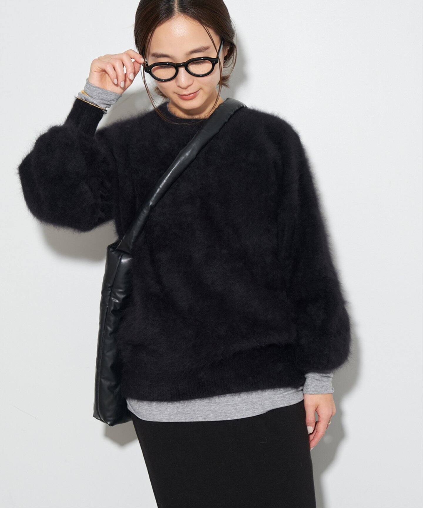 WEB限定追加》Furボリュームソデプルオーバー（ニット／セーター  