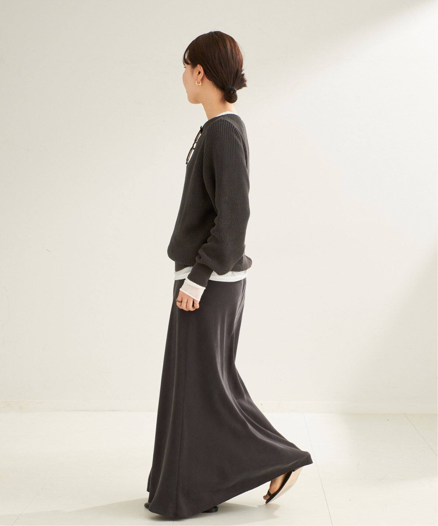 プラージュ 2023ss Decollete ニット ボートネック 畦編み 完売 プラージュ 2023ss Decollete ニット ボートネック 畦編み 完売