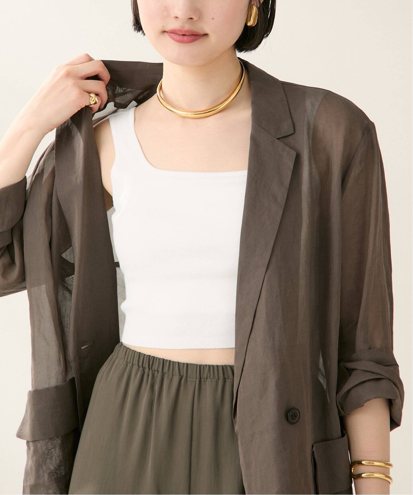 追加》Knit Bra Top（カップ付きインナー）｜Plage（プラージュ）の 