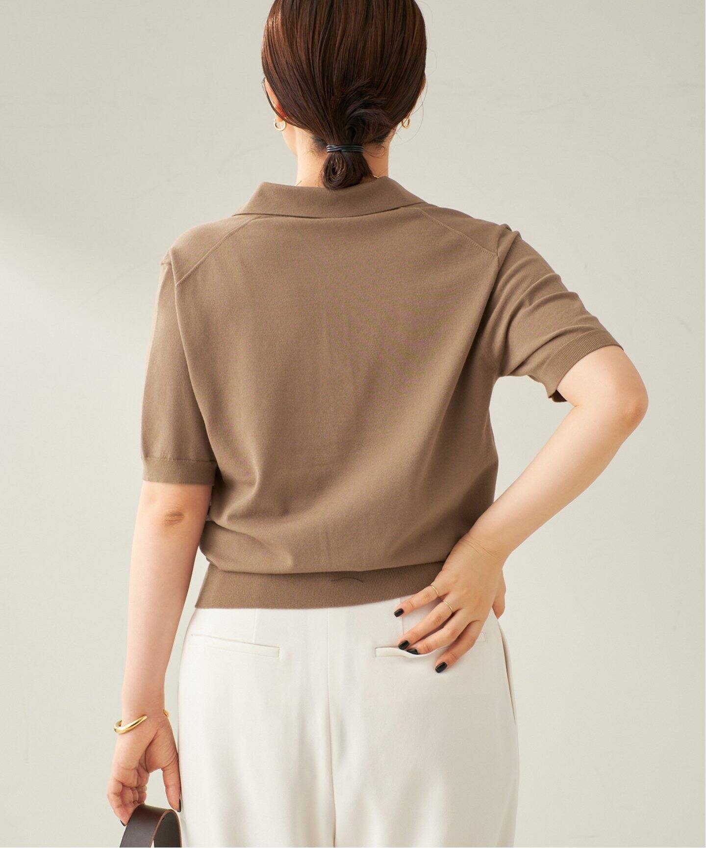 Dry Feeling Collar ニット（ニット／セーター）｜Plage（プラージュ