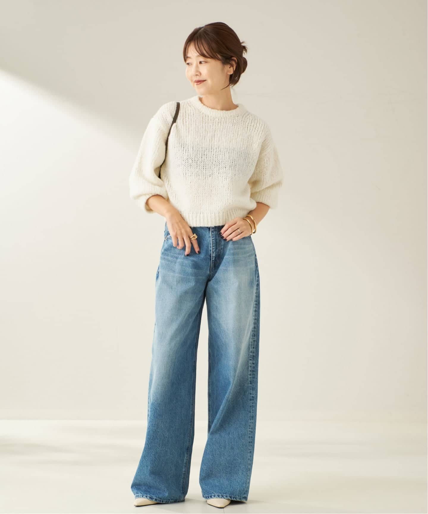 プラージュ　fluffy half ニット　新品 plage ニット セーター Fluffy half レディース : ZOZOTOWN