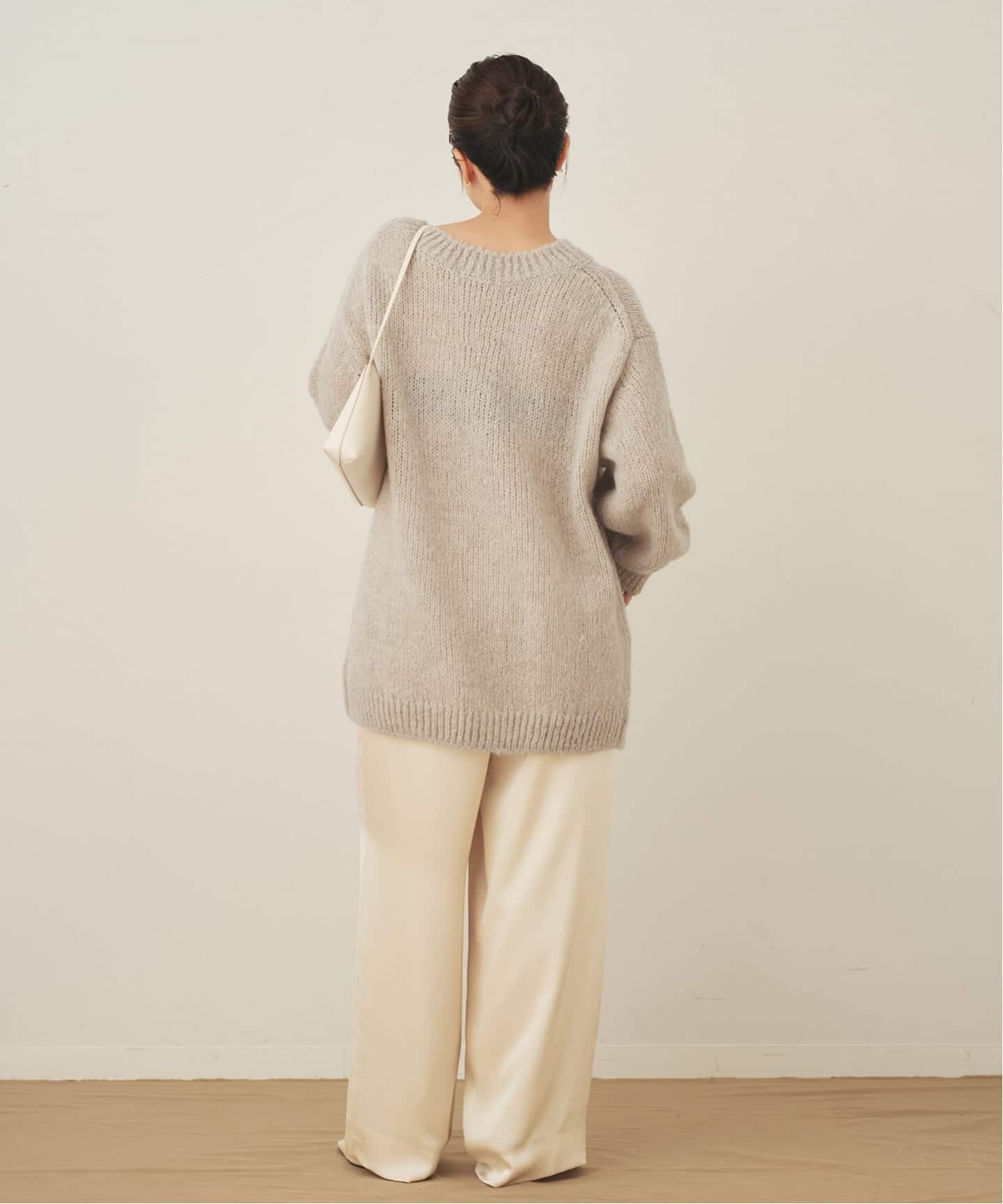 Alpaca mix slit ニット（ニット／セーター）｜Plage（プラージュ）の