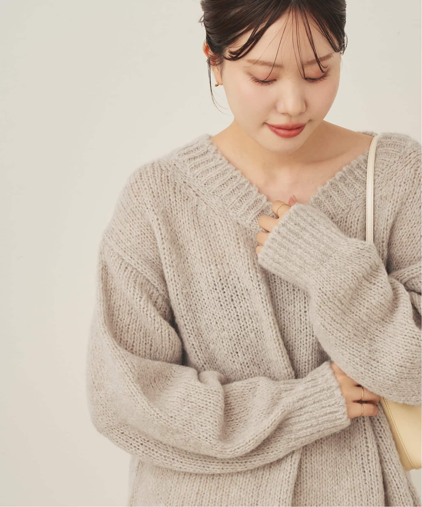 Alpaca mix slit ニット（ニット／セーター）｜Plage（プラージュ）の