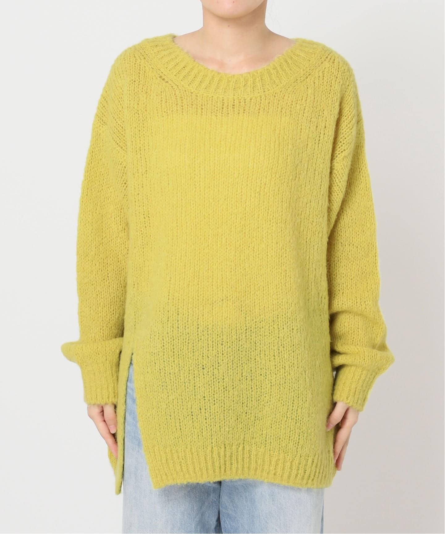 Alpaca mix slit ニット（ニット／セーター）｜Plage（プラージュ）の