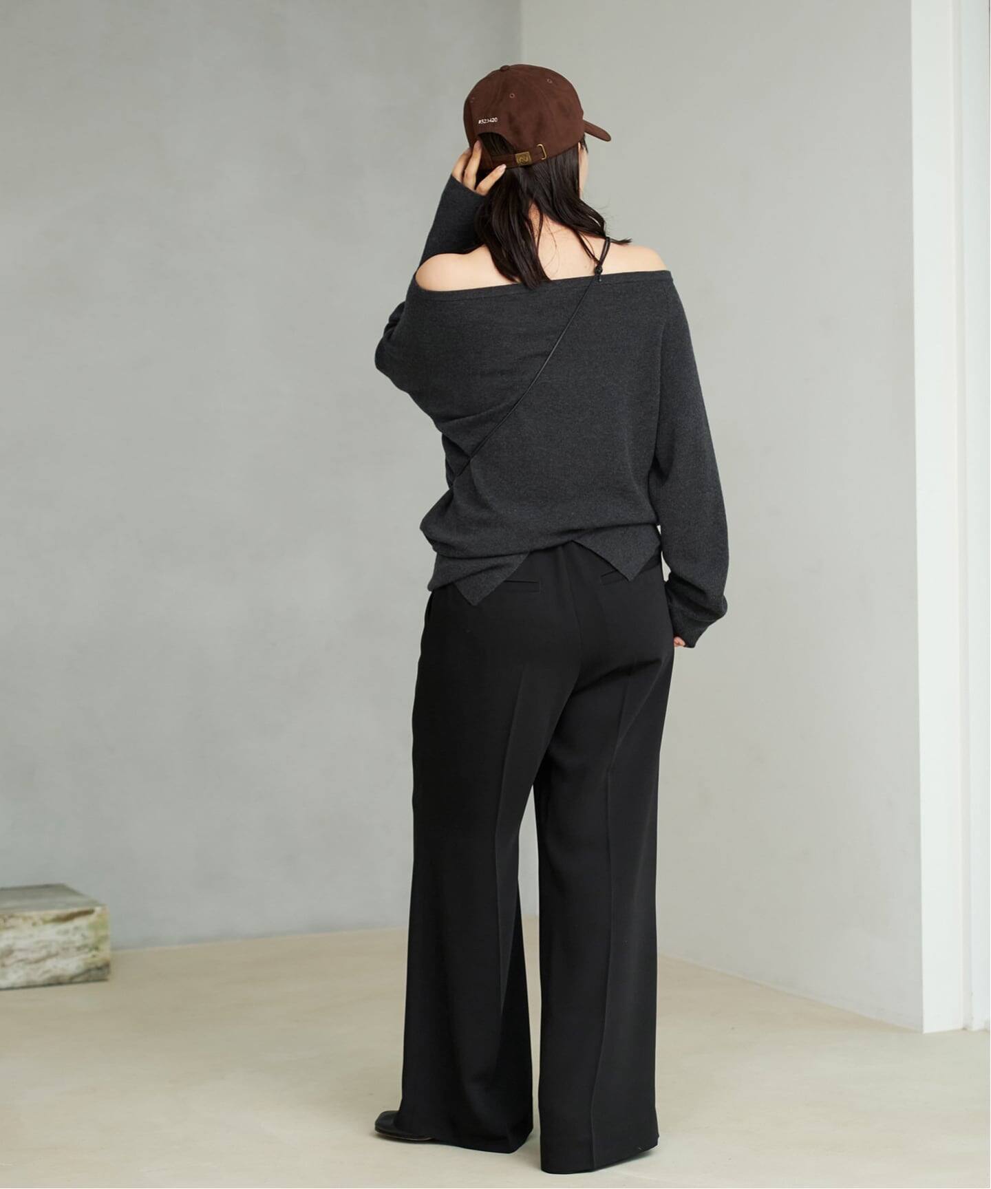 2024SS Plage Openwork Pattern ニット リネン混 リネン混アゼ編みニットプルオーバー(ニット)｜トップス｜Mila
