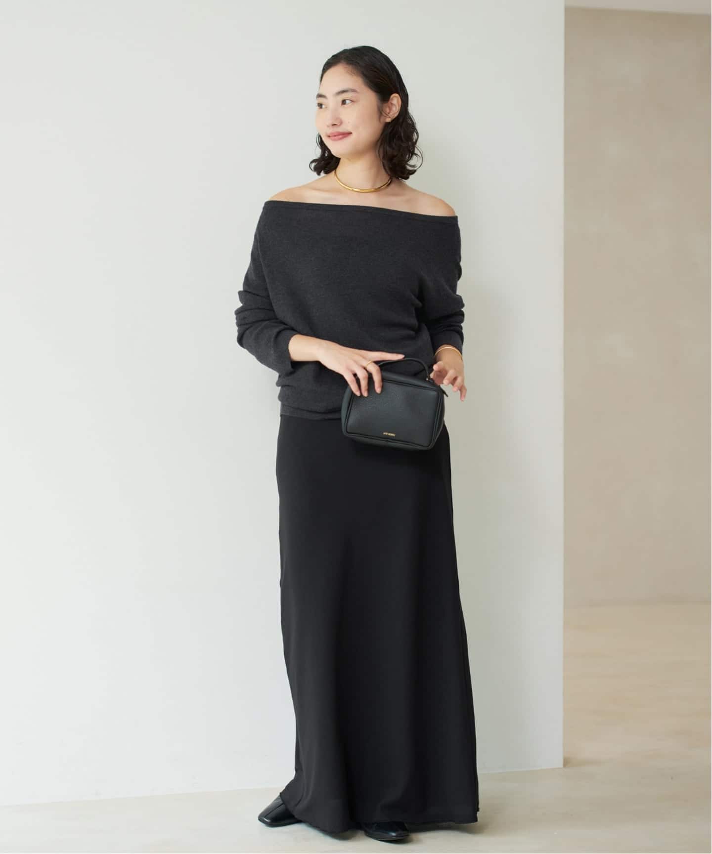 plage プラージュ Off shoulder slit ニット 追加予約》Off shoulder slit ニット 2（ニット／セーター）｜Plage