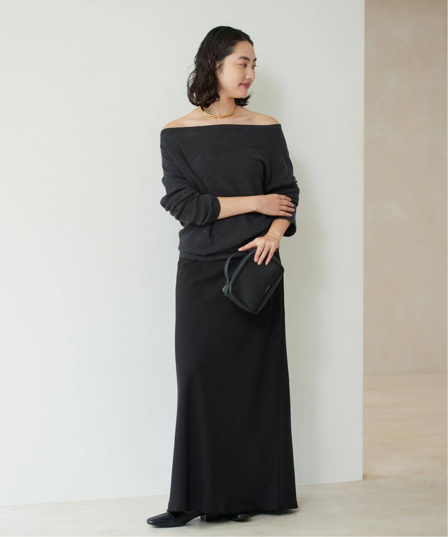 Plage off shoulder slit ニット 追加予約》Off shoulder slit ニット 2（ニット／セーター）｜Plage
