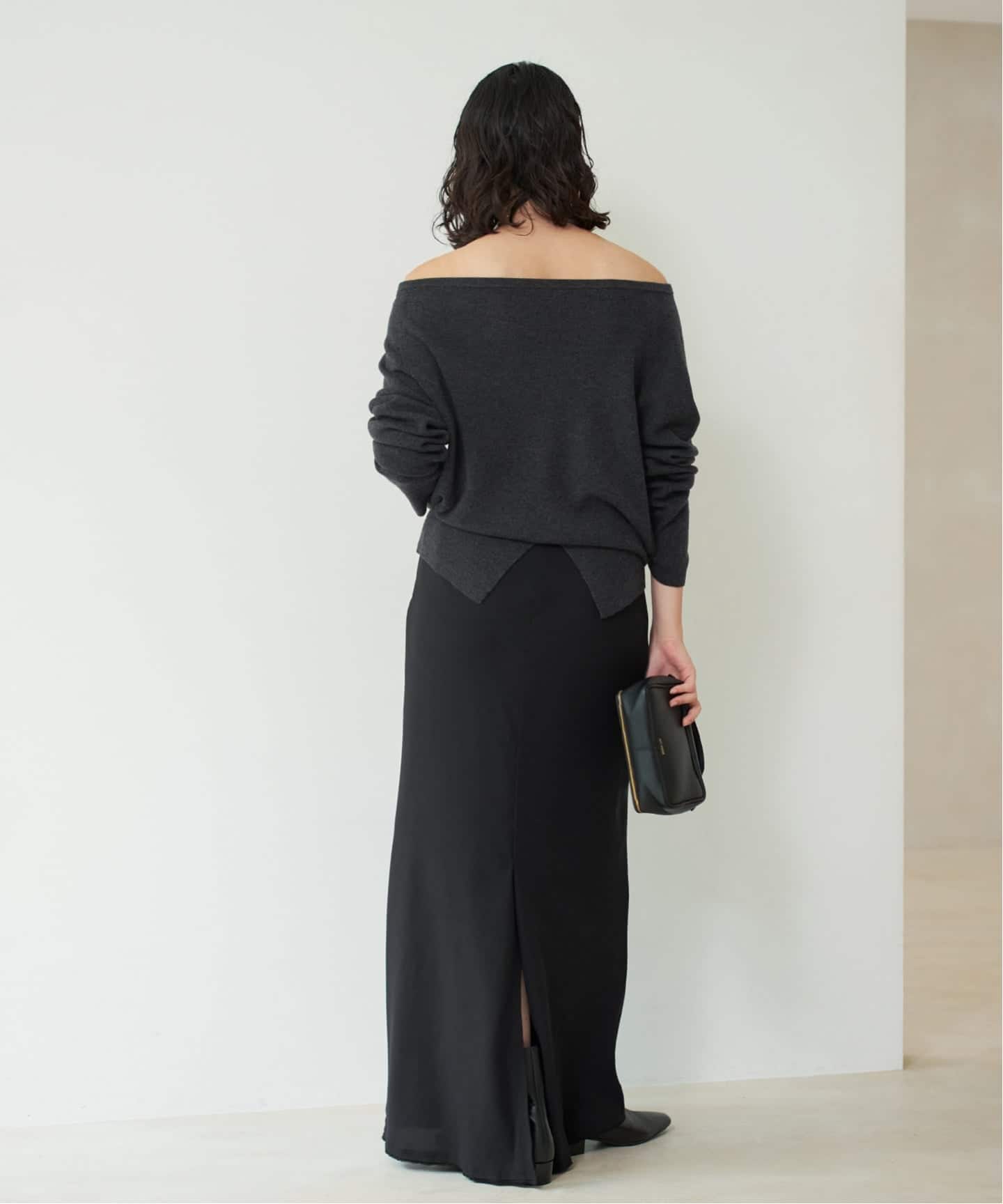 追加予約》Off shoulder slit ニット 2（ニット／セーター）｜Plage