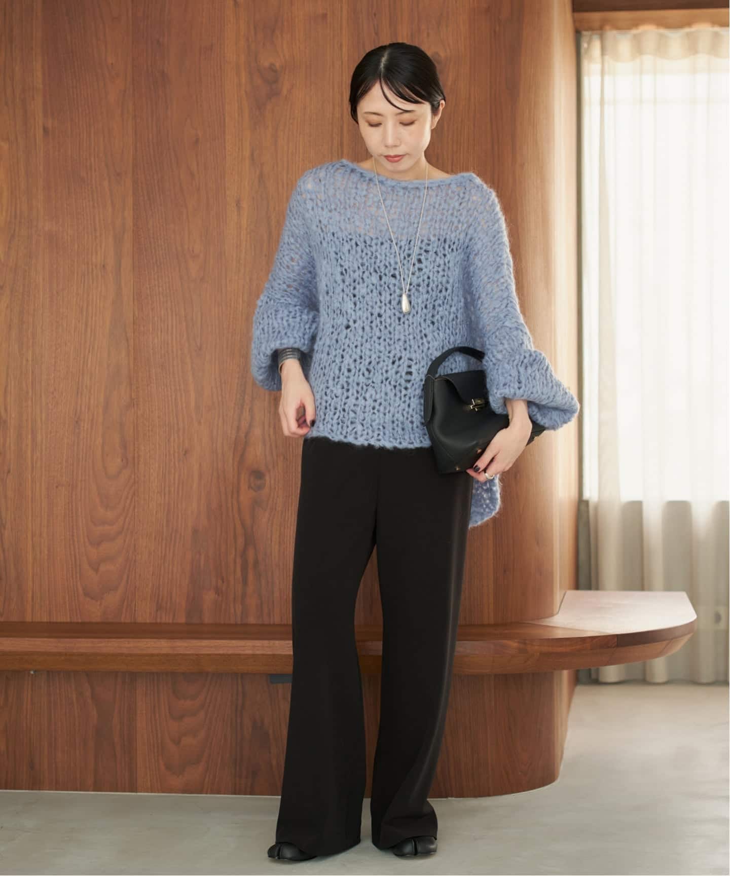 plage ニット　ジャンボタムプルオーバー 追加予約》HAND KNIT ジャンボタム プルオーバー（ニット
