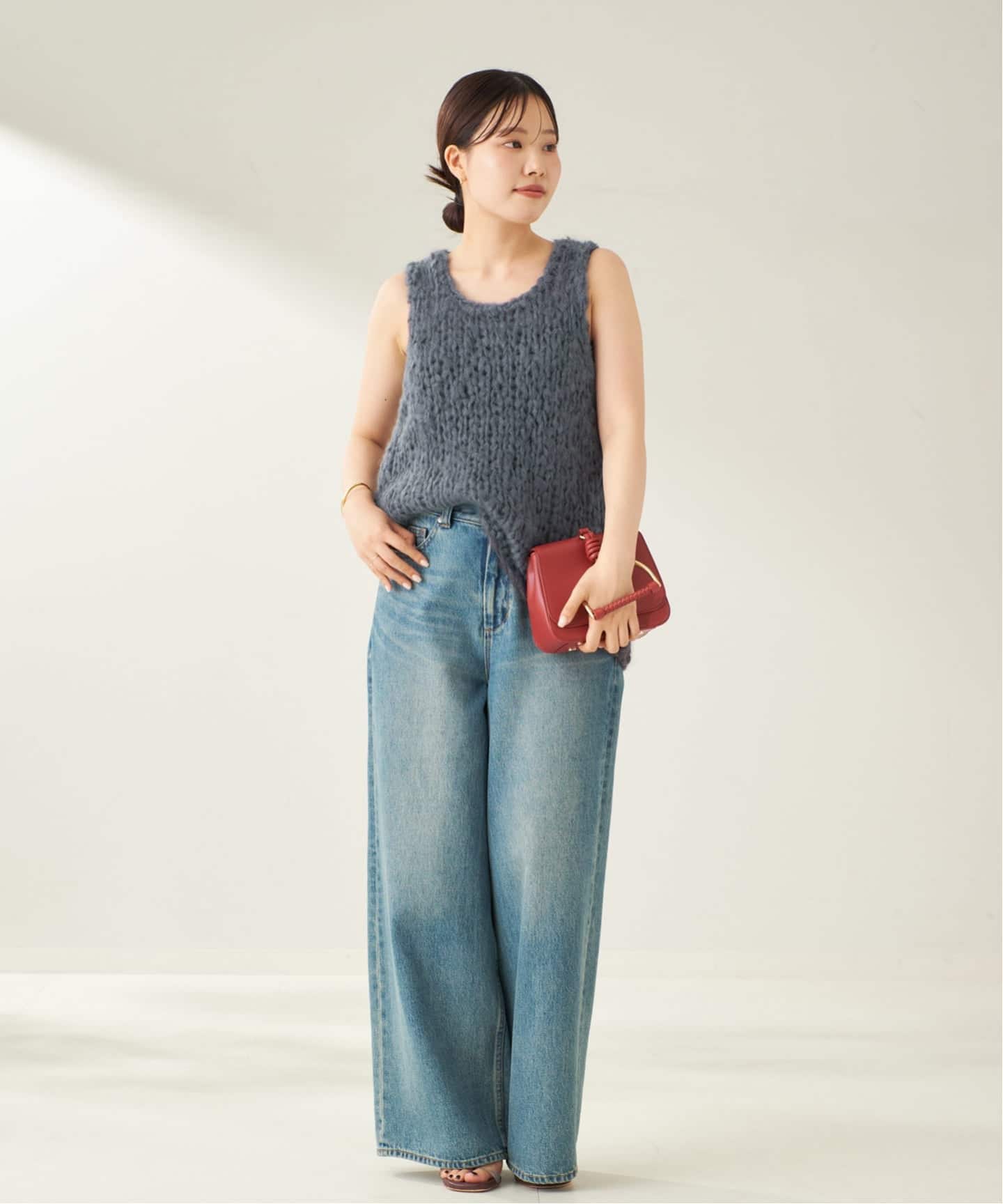 Plage ジャンボタムノースリーブプルオーバー ジャンボタム ノースリーブ プルオーバー（ニット/セーター