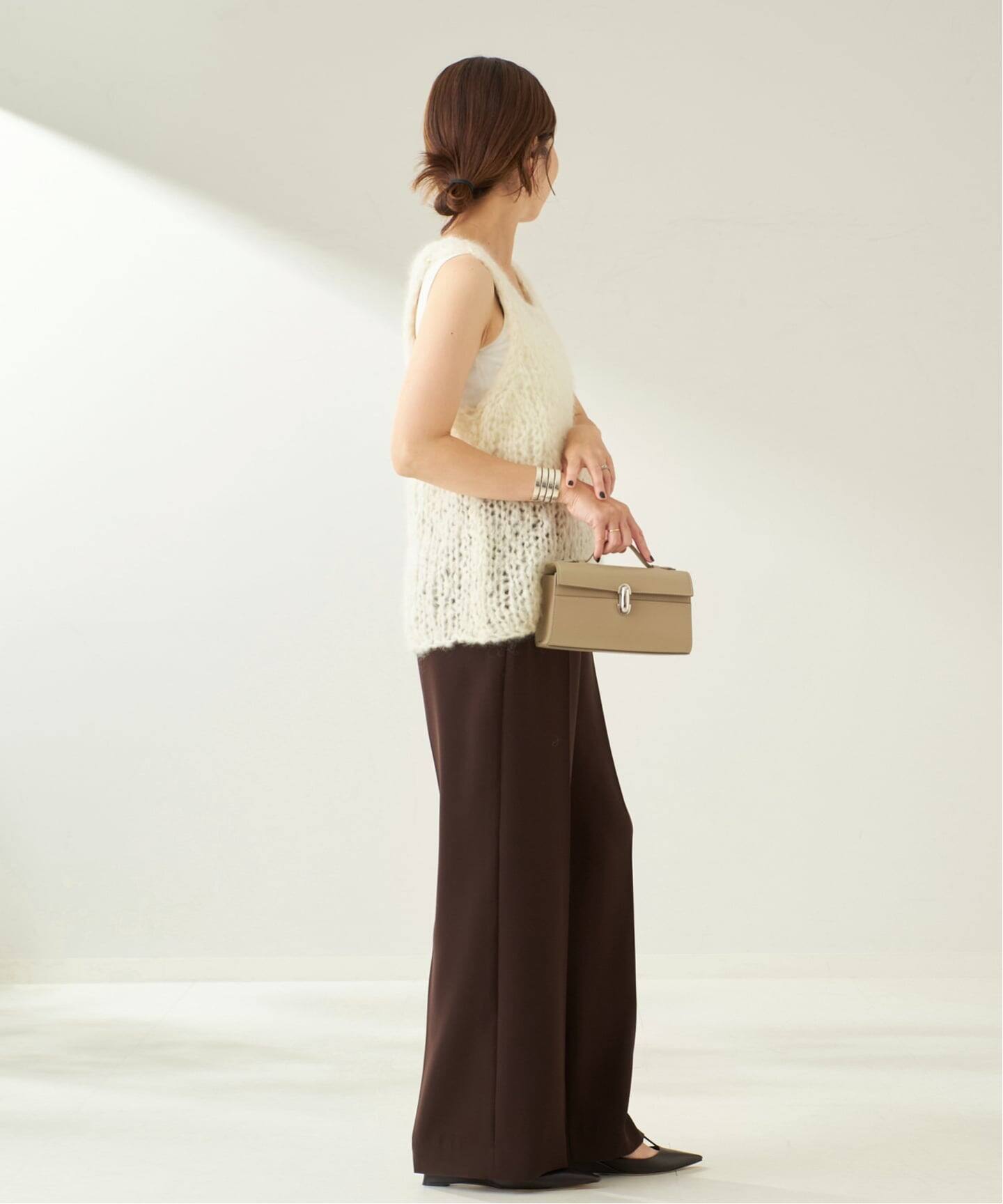 ジャンボタム ノースリーブ プルオーバー（ニット／セーター