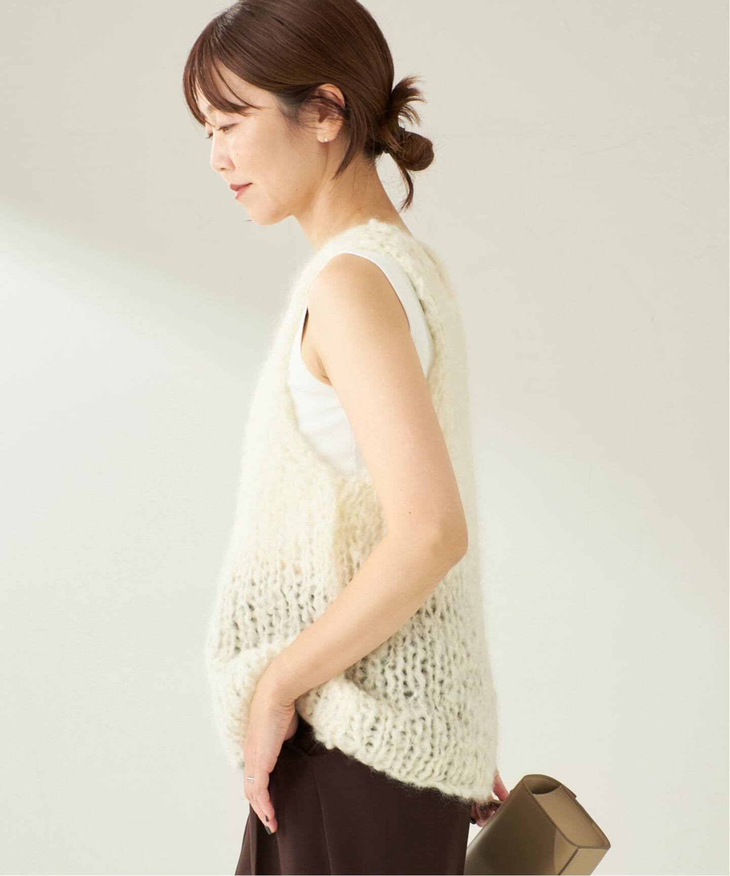 Plage ジャンボタムノースリーブプルオーバー ジャンボタム ノースリーブ プルオーバー（ニット／セーター