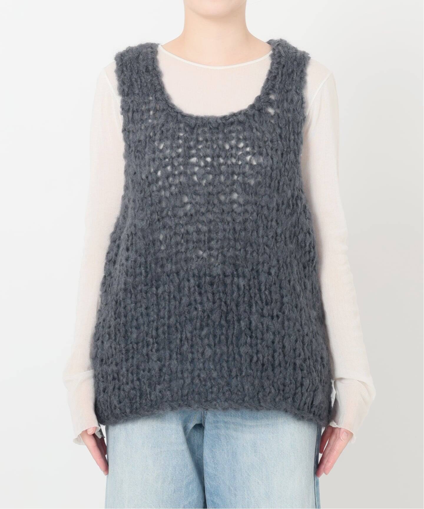 plage ジャンボダムニット プルオーバー plage｜《追加予約》HAND KNIT ジャンボタム プルオーバー