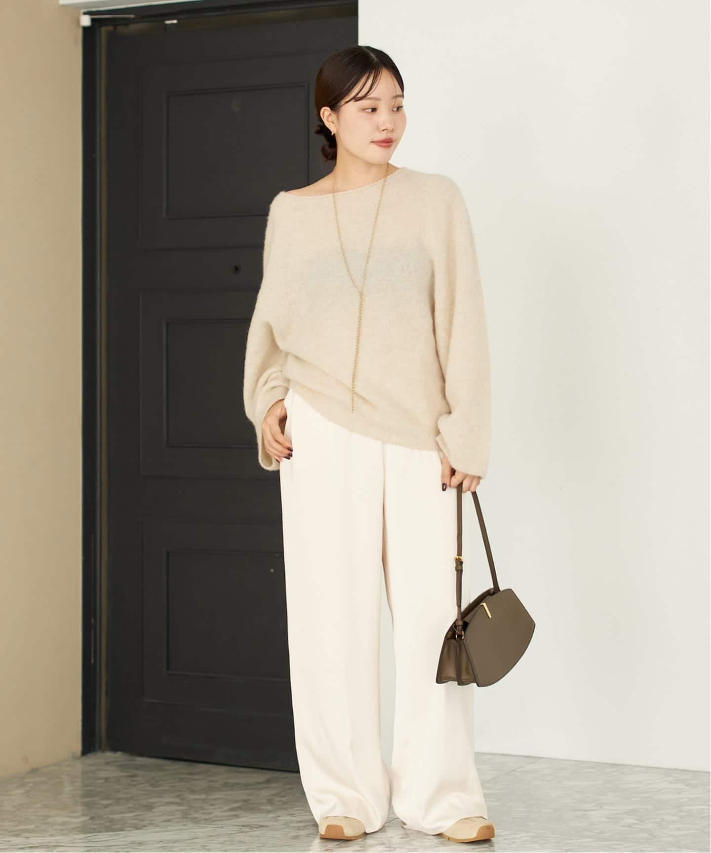 plage　baby　ALPACA　プルオーバー plage｜《追加予約》Baby Alpaca ラグラン プルオーバー