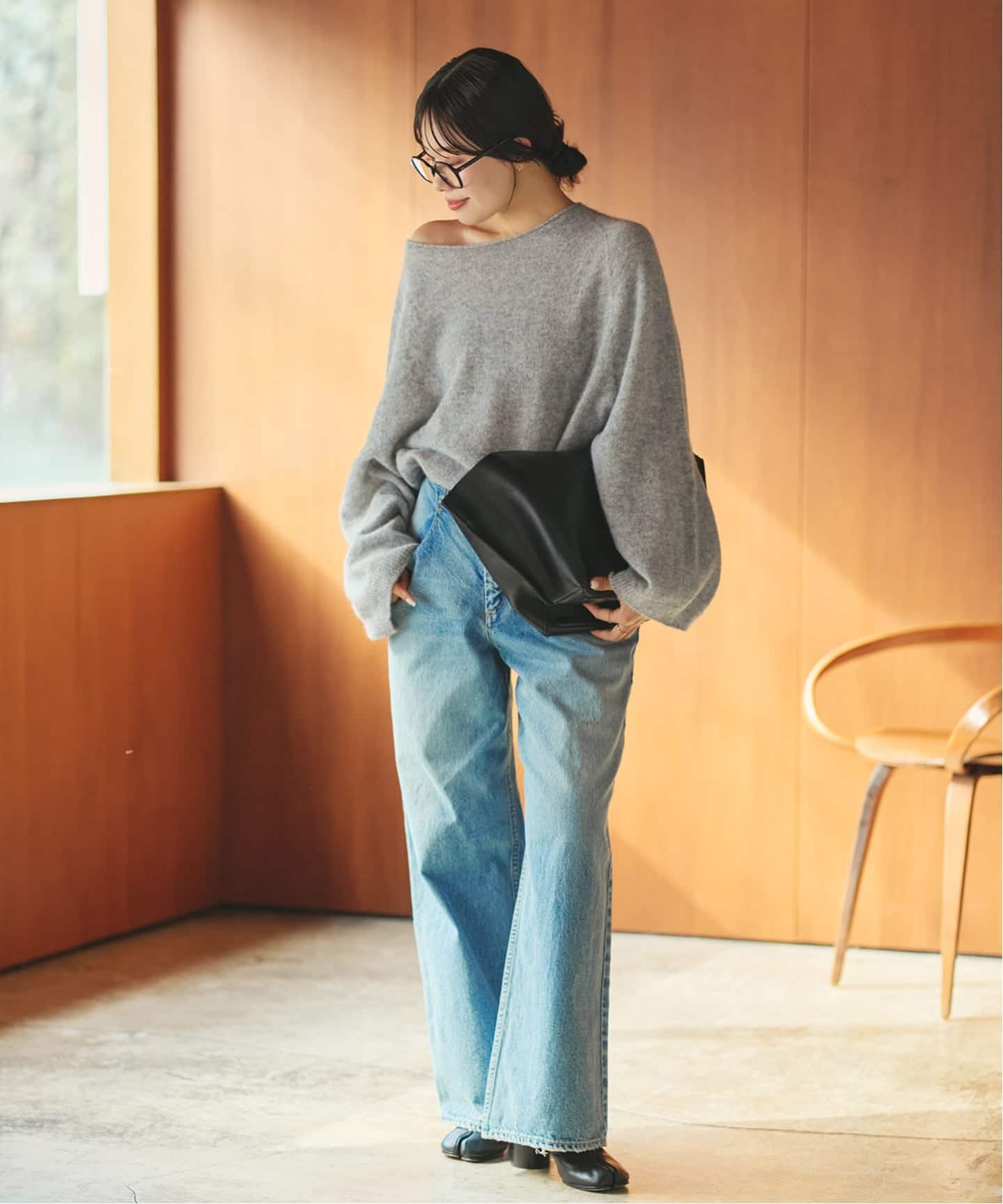 追加予約》Baby Alpaca ラグラン プルオーバー（ニット／セーター