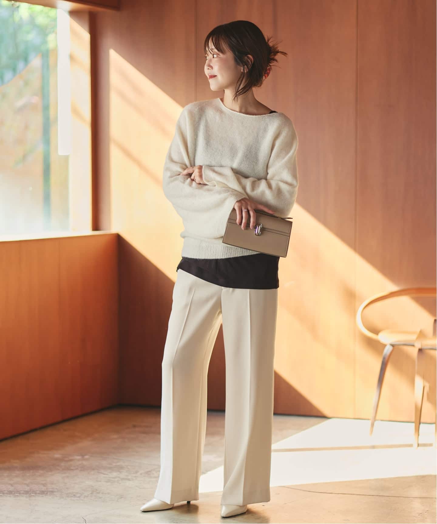 追加》Baby Alpaca ラグラン プルオーバー（ニット／セーター）｜Plage