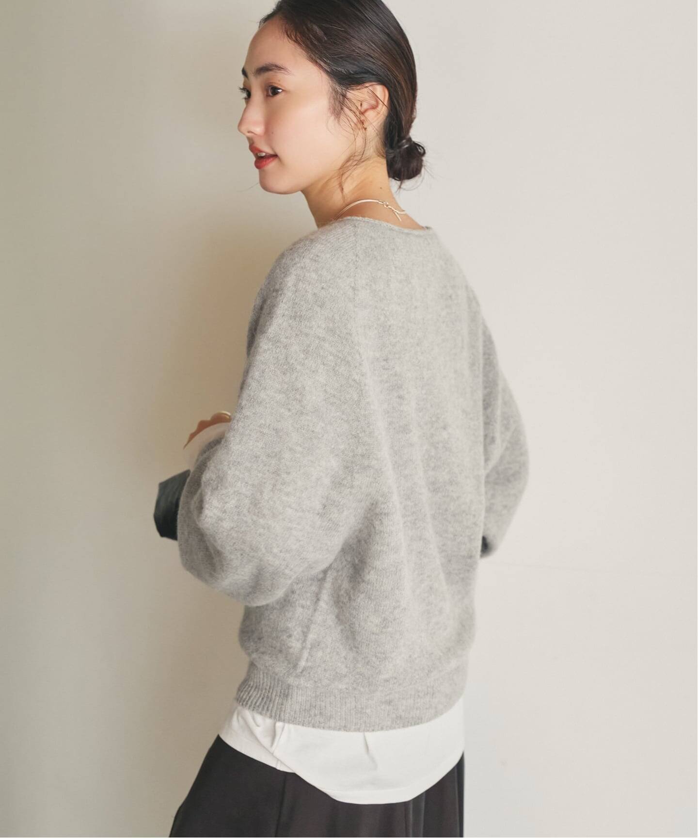 追加予約》Baby Alpaca ラグラン プルオーバー（ニット／セーター