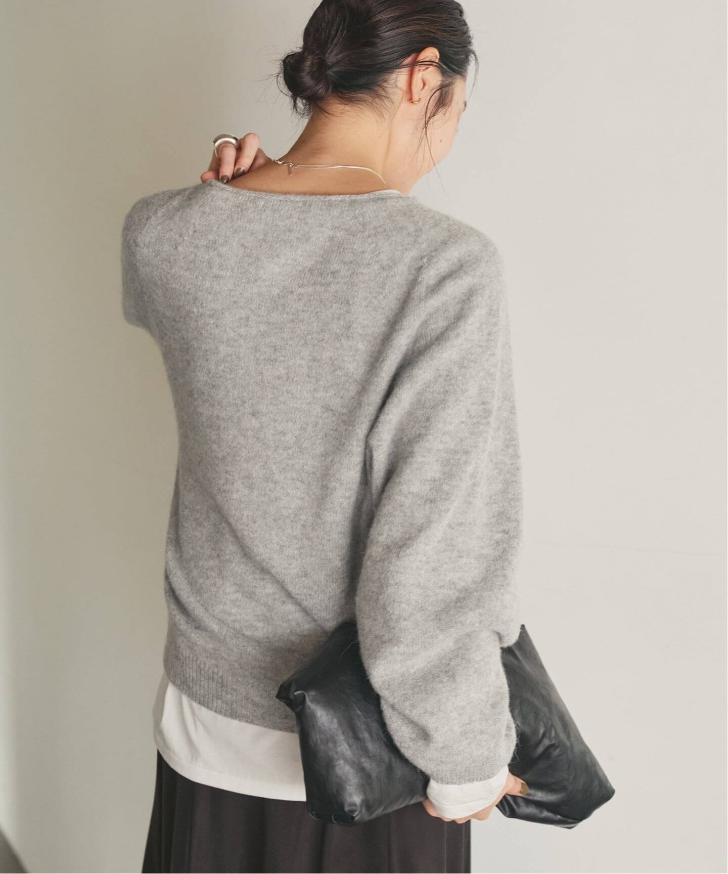 追加》Baby Alpaca ラグラン プルオーバー（ニット／セーター）｜Plage