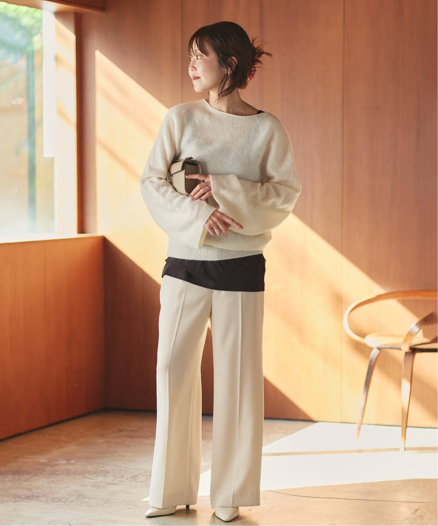 追加予約》Baby Alpaca ラグラン プルオーバー（ニット／セーター