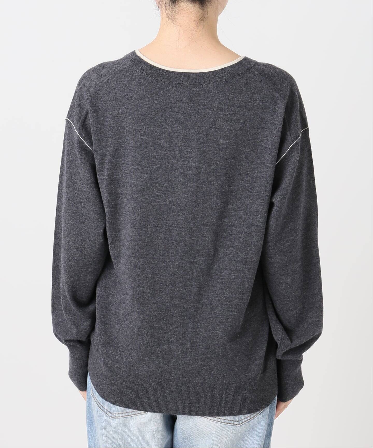 TWO TONE Vネック カーディガン（カーディガン）｜Plage（プラージュ