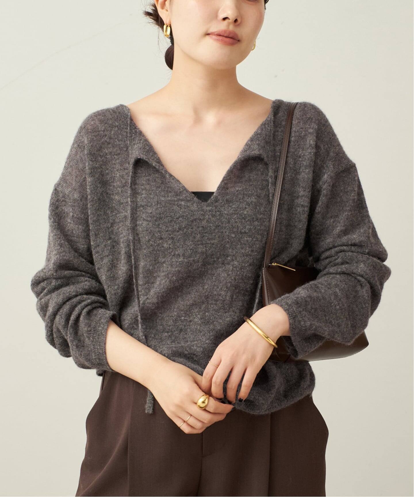 アルパカMix STRING ニット（ニット／セーター）｜Plage（プラージュ