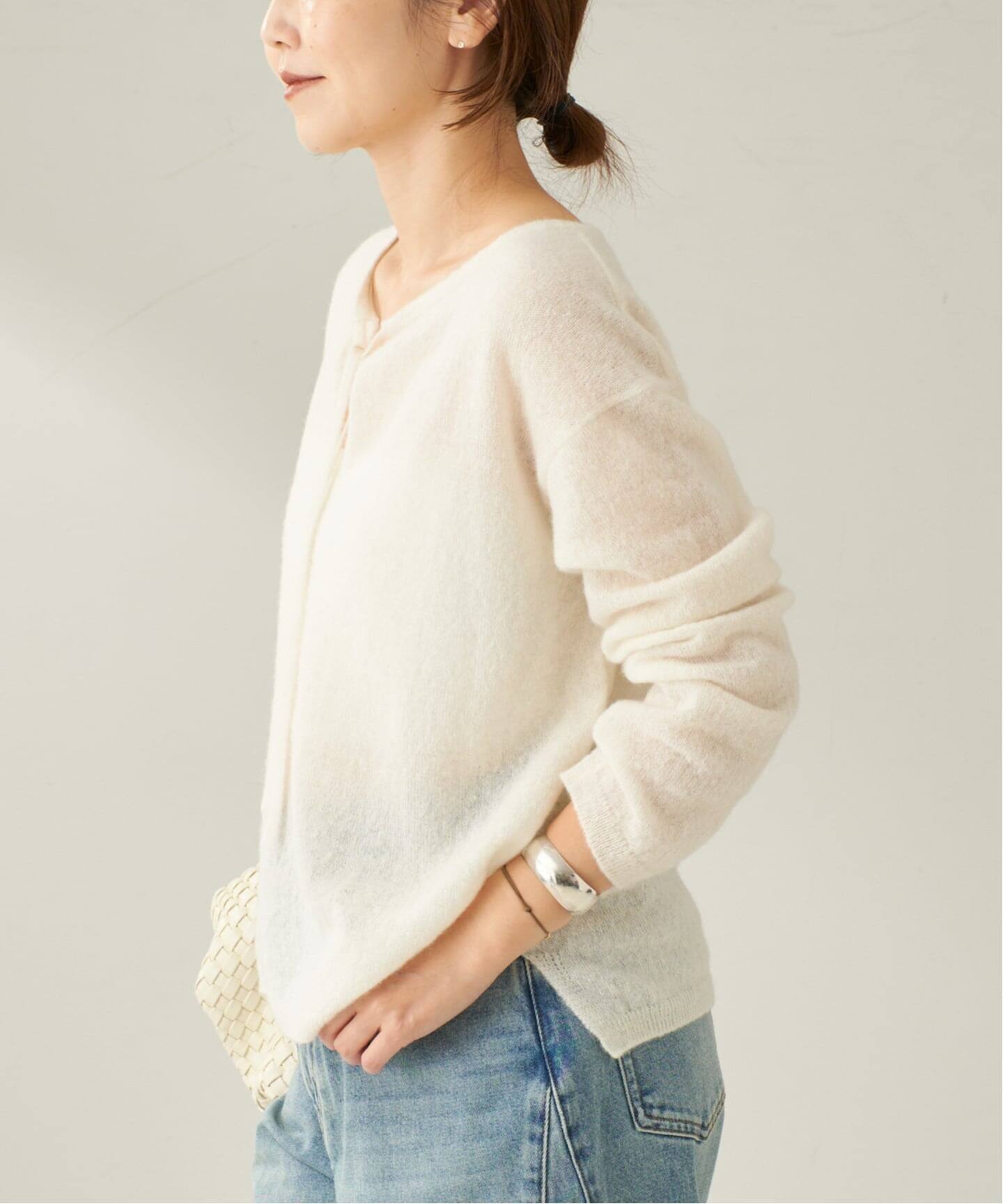 アルパカMix STRING ニット（ニット／セーター）｜Plage