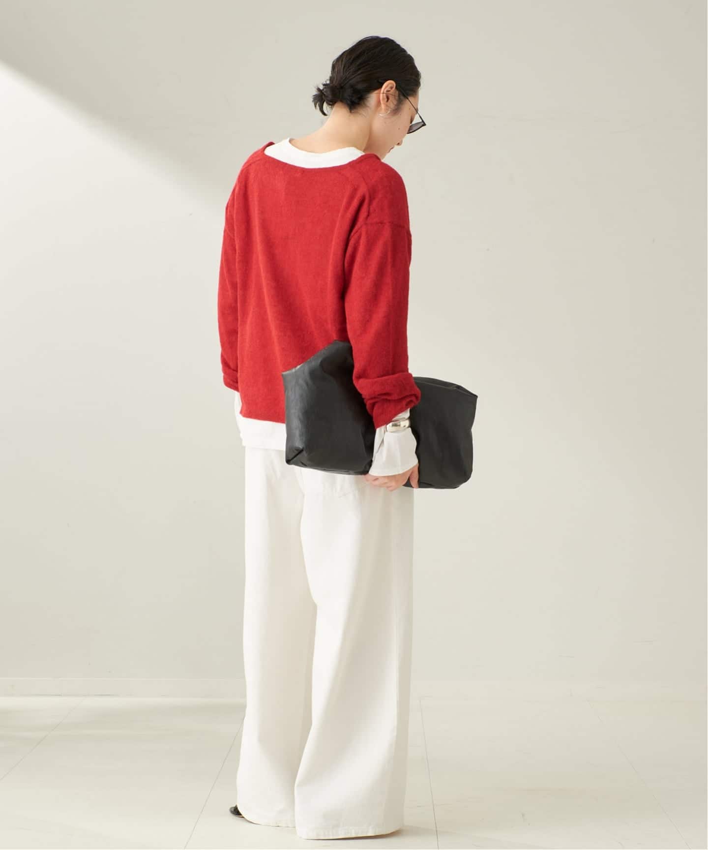 Plage アルパカ Mix STRING ニット 未使用タグ付き　お値下げ plage ニット セーター アルパカMix STRING レディース