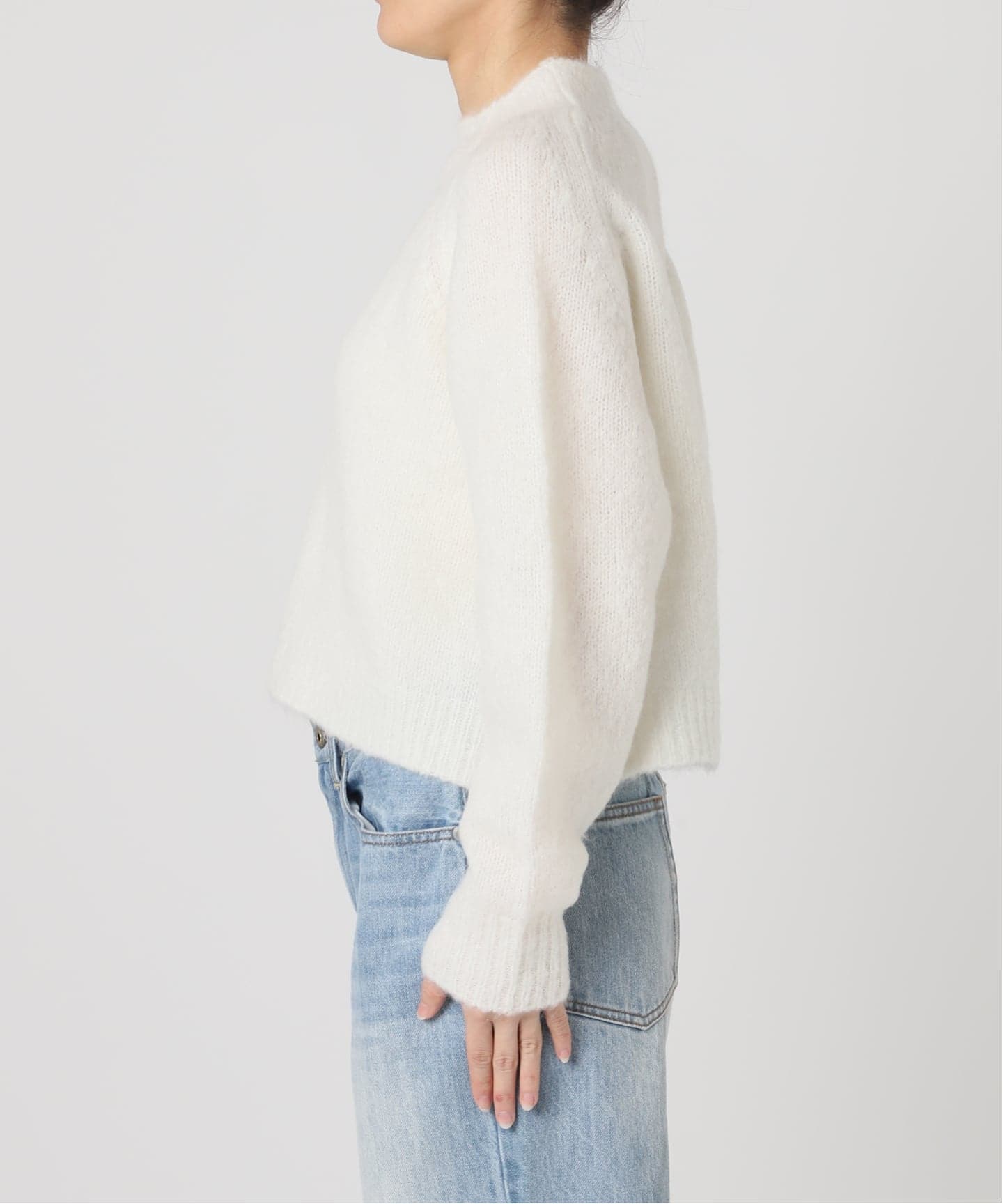 Plage mohair mix YOU ニット　グレー mohair mix YOU ニット（ニット／セーター）｜Plage（プラージュ）の