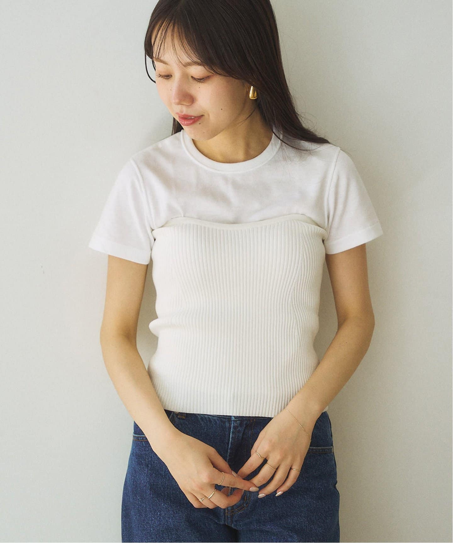 plage pan／別注RIBベアトップ rib bustier（その他トップス）｜Plage（プラージュ）の通販