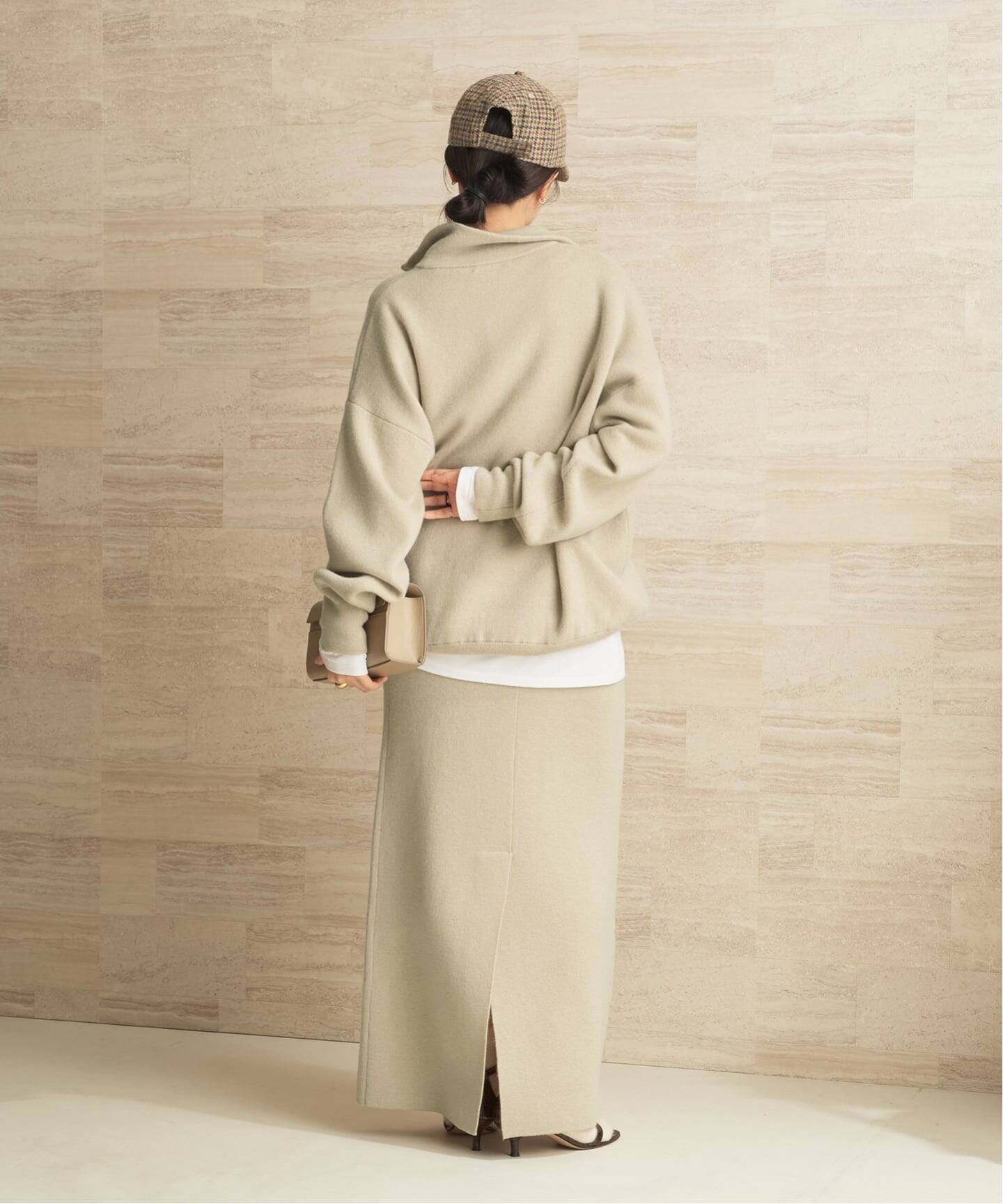 一部店舗・WEB限定》スムース ハーフ Zip ニット（ニット／セーター