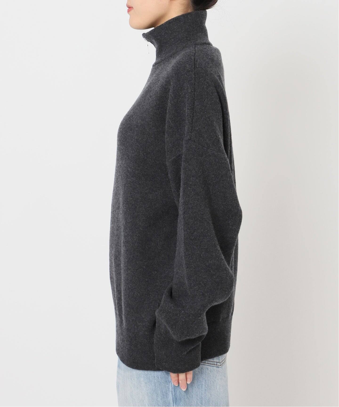 【11/30まで出品】plage　ハーフジップ　ニット plage｜《一部店舗・WEB限定》スムース ハーフ Zip ニット | Rakuten