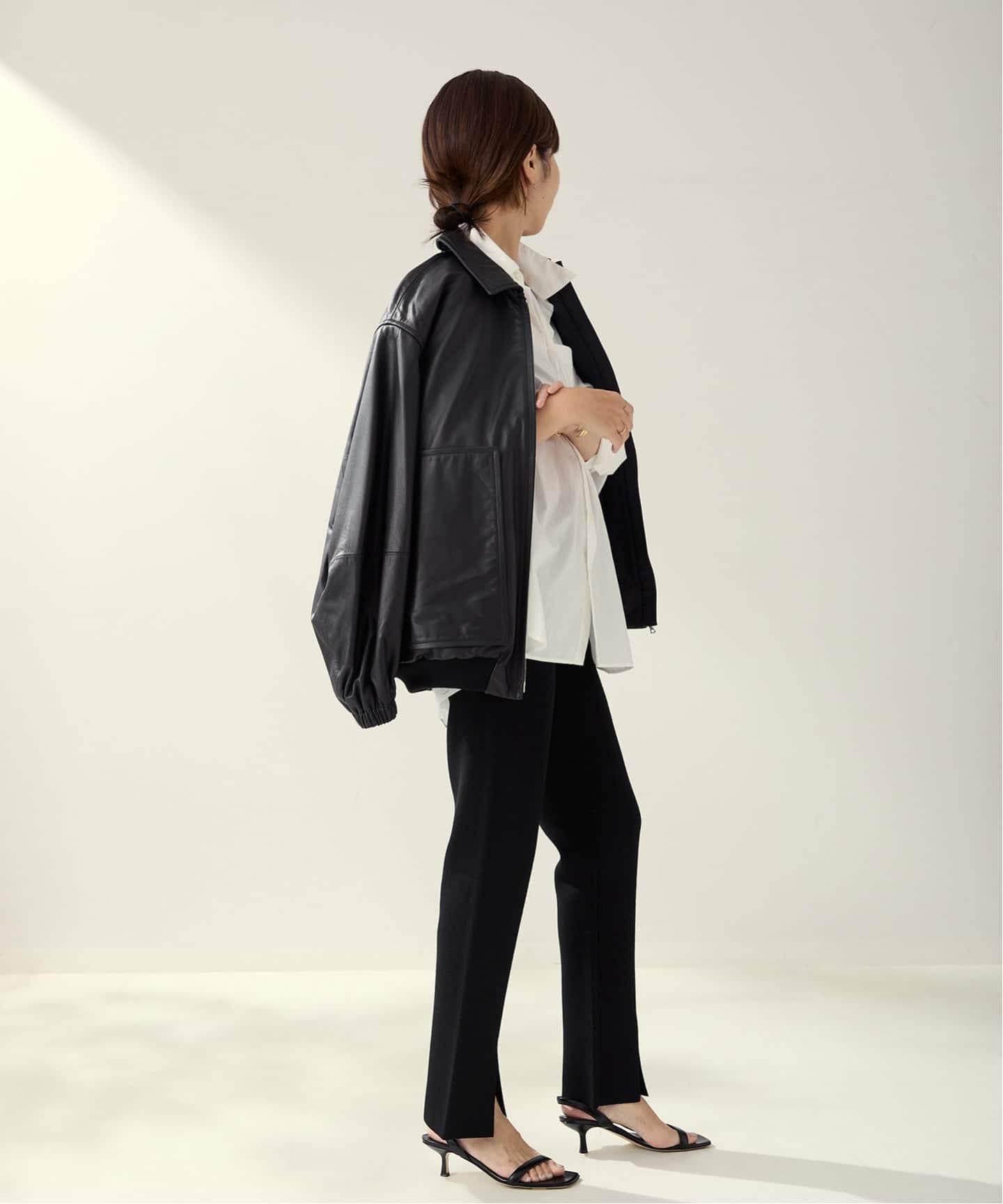 plage シームスリットパンツ プラージュ Plage 《予約》R'IAM スリットニットパンツ